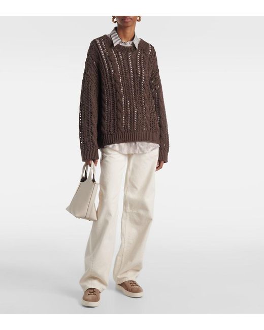 Tod's Brown Suede Sneakers