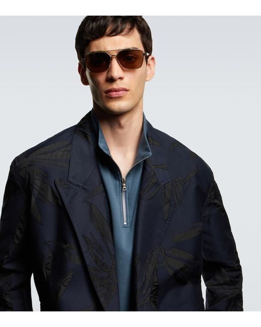 Fendi Eckige Sonnenbrille Sky in Brown für Herren