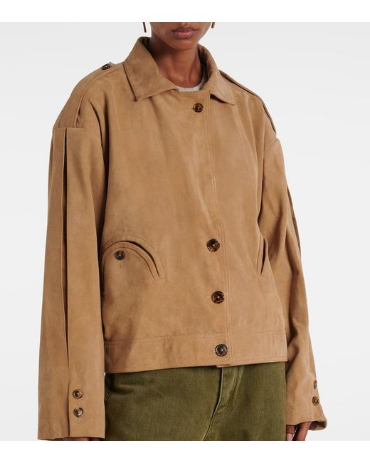 Blazé Milano Brown Kiso Suede Jacket