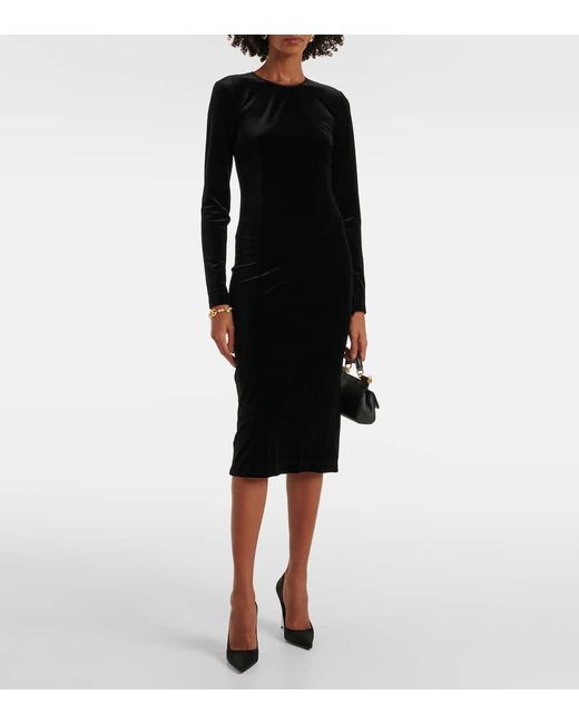 Abito Midi di Dolce & Gabbana in Black