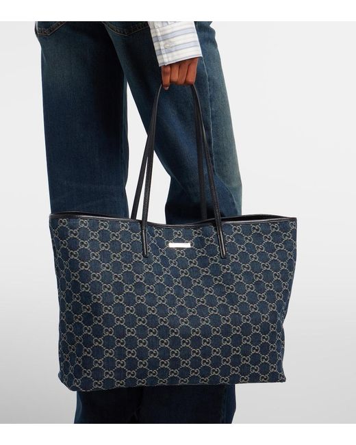 Shopper Essence Large di Gucci in Blue