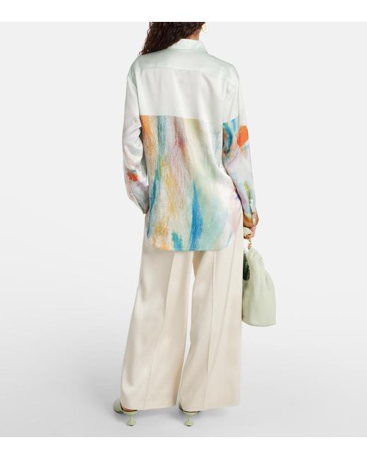 JACQUES WEI Blue Printed Shirt