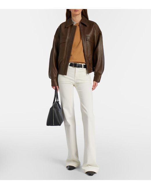 AG Jeans White Tropea Flared Jeans