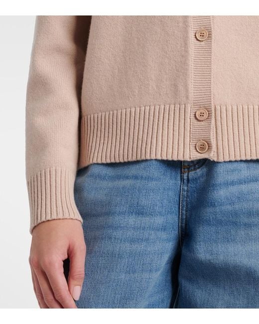 Givenchy Pink Cropped Wool And Cashmere Cardigan