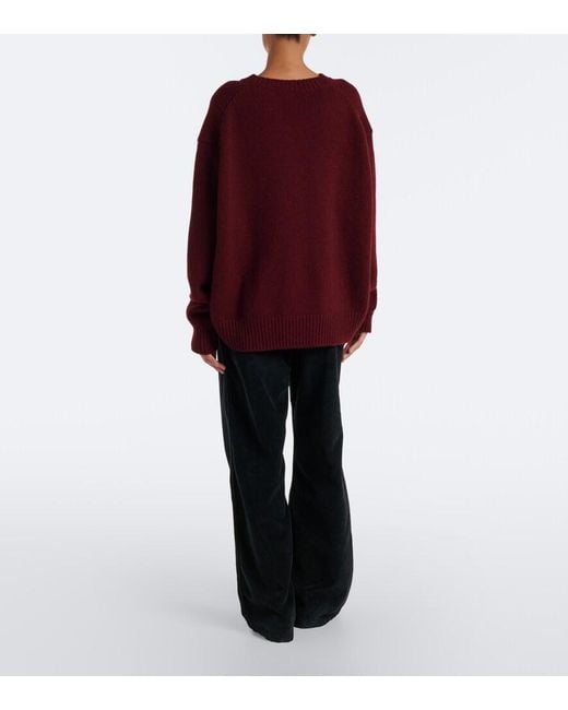 The Row Blue Adler Cotton Corduroy Wide-Leg Pants