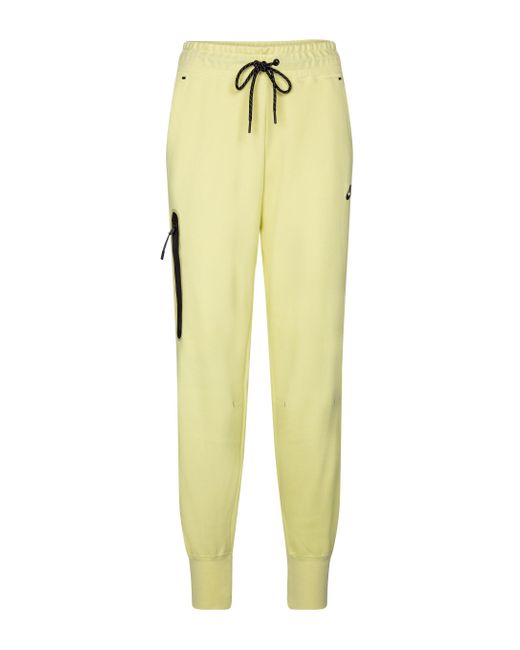 Nike Yellow Tech Fleece Cotton-blend Trackpants