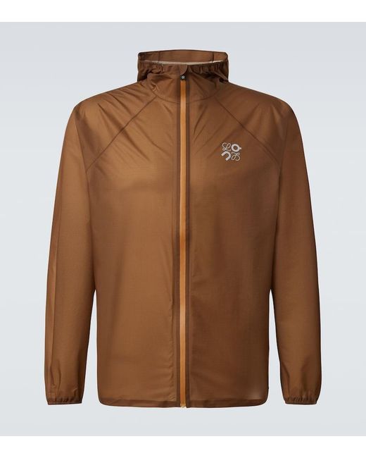 Loewe Brown X On Ultra Technical Jacket for men