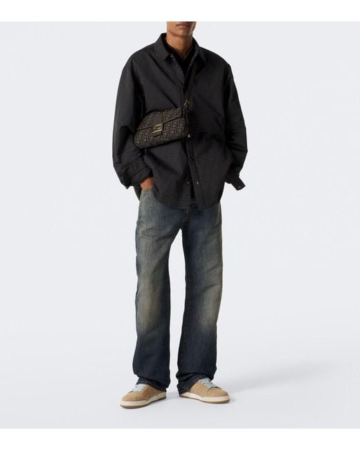 Fendi Natural Match Suede Sneakers for men