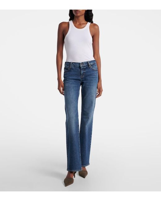 Jeans Bootcut Arrow De Tiro Alto FRAME de color Blue