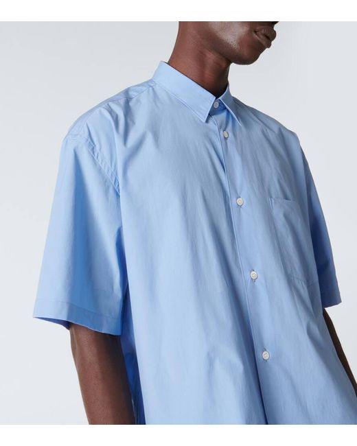 Camisa de algodon Comme des Garçons de hombre de color Blue