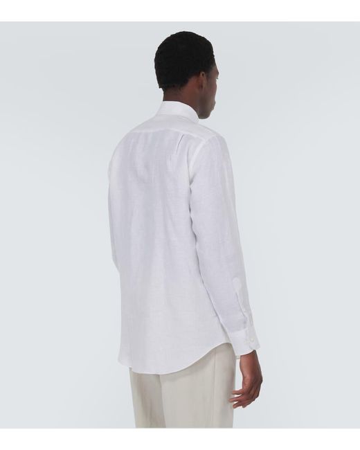 Camicia Andre di Loro Piana in White da Uomo