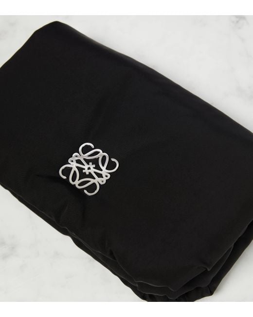 Loewe Black Mini Puffer Goya Bag In Nylon