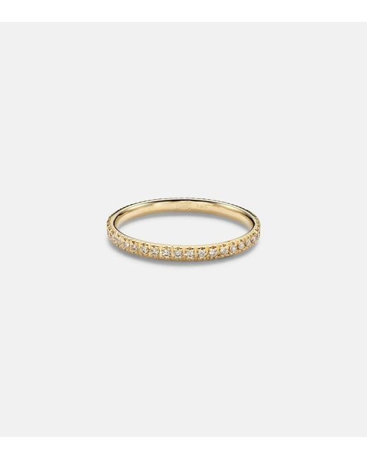 Sydney Evan Metallic 14Kt Eternity Ring With Diamonds
