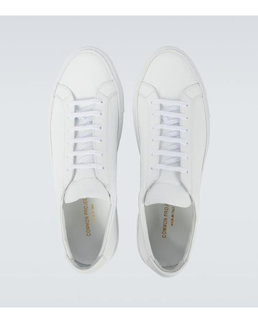 Common Projects White Original Achilles Low Sneakers for men