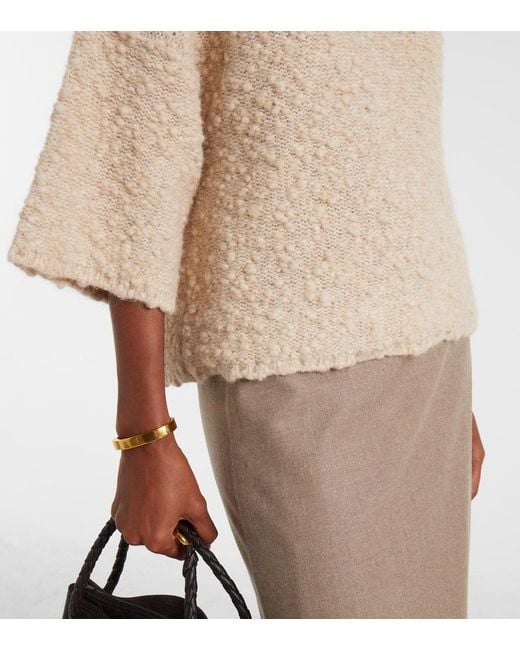 Max Mara Natural Eccelso Alpaca And Wool-Blend Sweater
