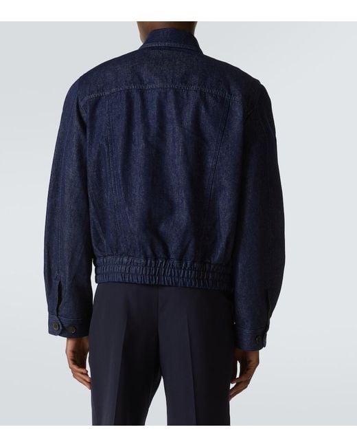 Dries Van Noten Blue Denim Jacket for men
