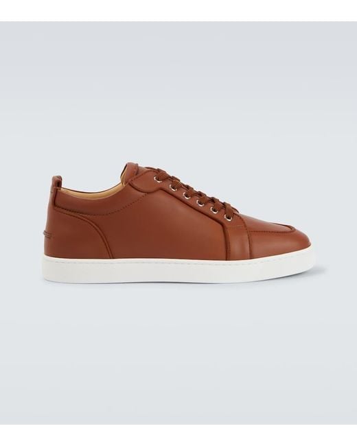 Christian Louboutin Sneakers Rantulow Orlato Aus Leder in Brown für Herren