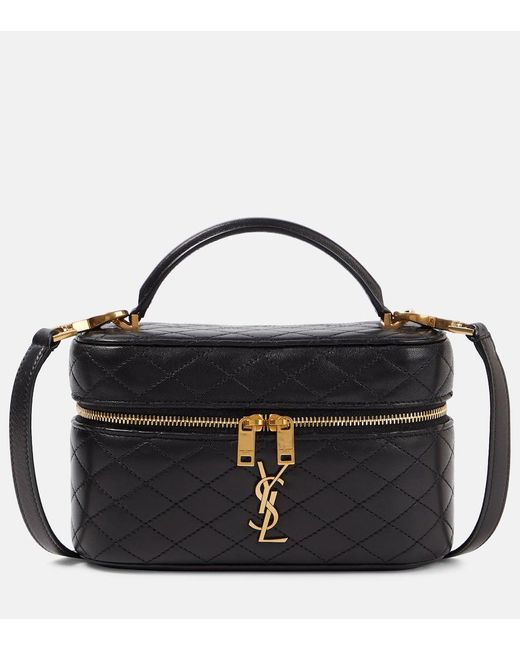 Saint Laurent Black Schultertasche Gaby Aus Leder