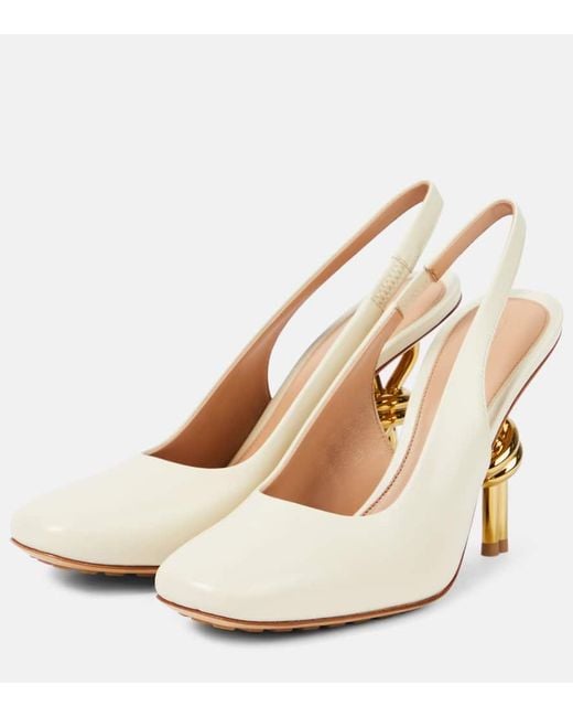 Bottega Veneta Natural Knot Pump