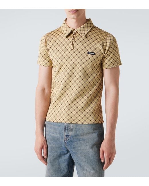 Polo di Miu Miu in Natural da Uomo