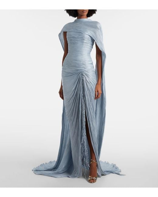 Marmar Halim Blue Robe Tatiana