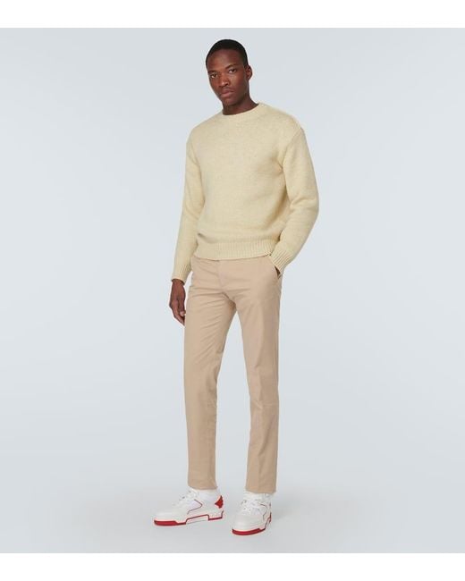 Christian Louboutin White Astroloubi Leather Sneaker for men