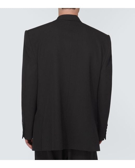Balenciaga Black Wool Blazer for men