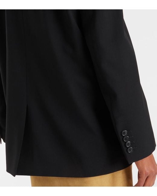 The Row Black Selim Wool Blazer