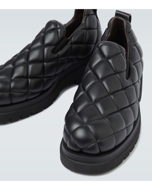 Quilted leather best sale shoes