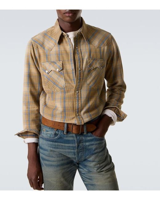 RRL Hemd Aus Baumwolle in Natural für Herren