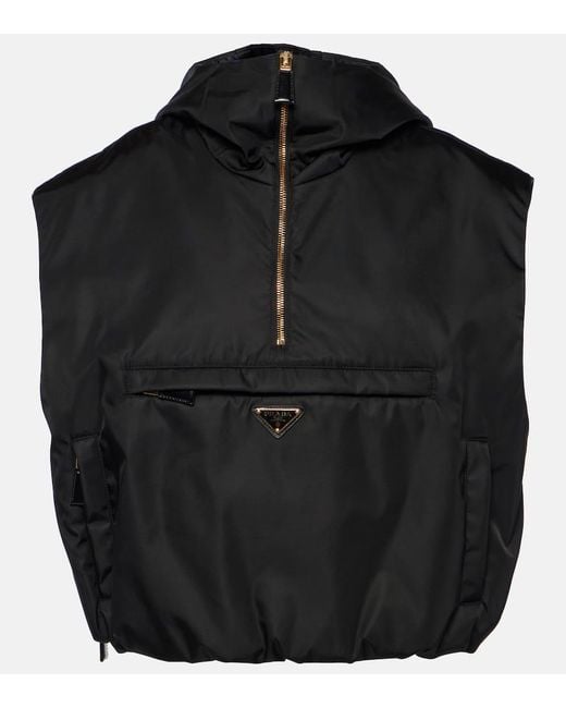 Prada Black Re-Nylon Puffer Vest