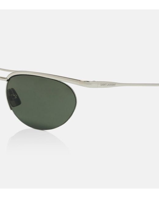Saint Laurent Green Sl 862 Oval Sunglasses