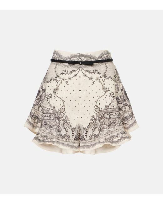Shorts Crush A Vita Alta di Zimmermann in Natural