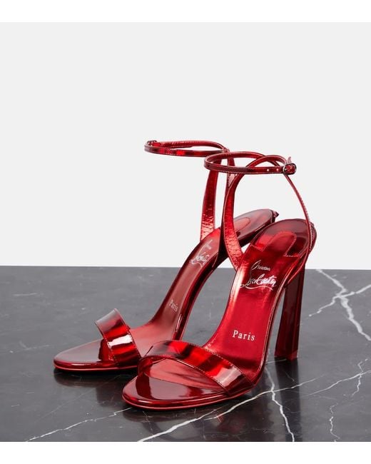 Sandali Condorapik Queen 100 di Christian Louboutin in Red