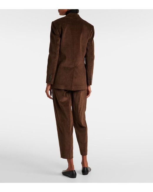 Altuzarra Brown Jules Cotton Corduroy Blazer