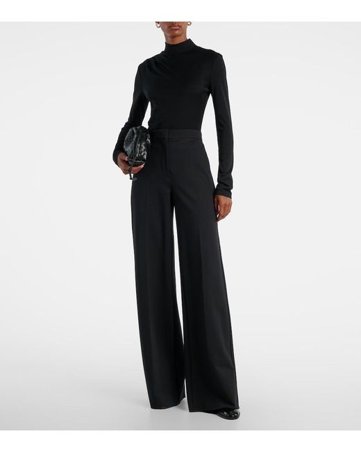 Max Mara Black Wool Turtleneck Sweater