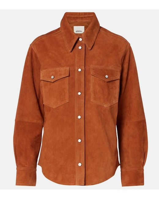 Camisa Delcia De Ante Isabel Marant de color Brown