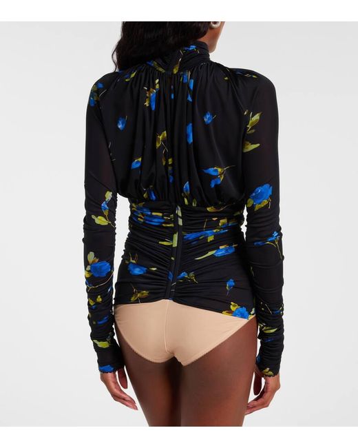 Blumarine Blue Body Aus Jersey