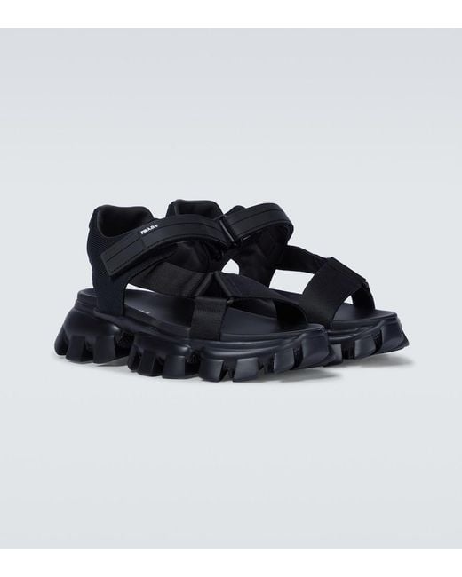 Prada Blue Cloudbust Thunder Sandals for men