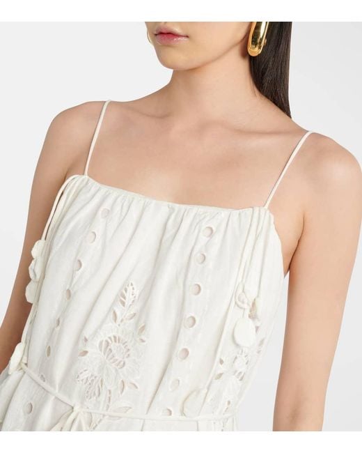 Farm Rio White Maxikleid