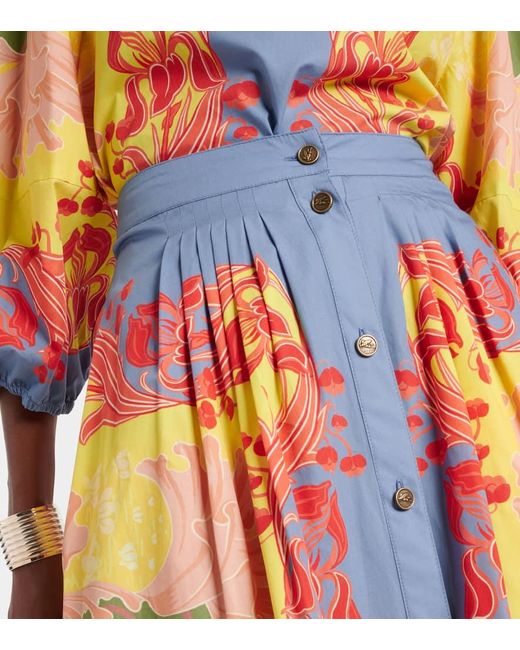 Etro White Summer Skirt