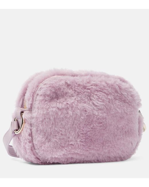 Max Mara Purple Small Teddy Camera Bag