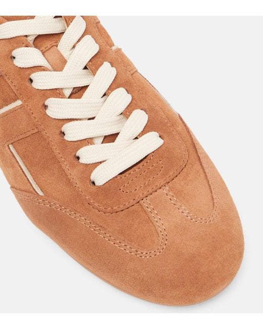 Hogan Brown Olympia Suede Sneakers