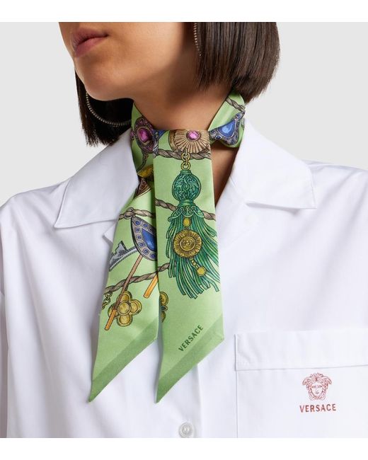 Sciarpa di Versace in White