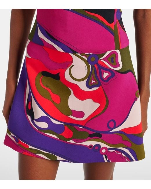 Emilio Pucci Red Orchidee Polo Dress
