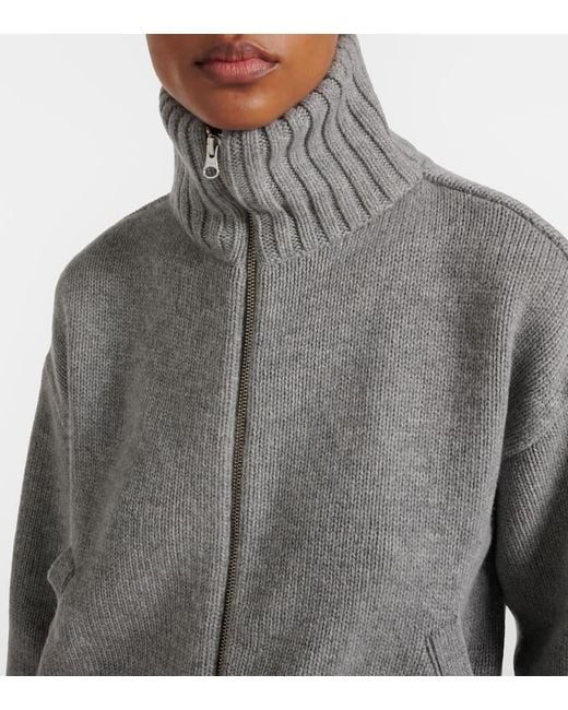 Extreme Cashmere Gray N°438 Xtra Fab Cashmere Cardigan