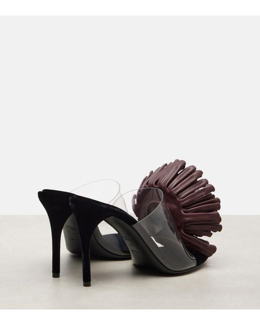 Alaïa Black Alaã¯A Asymmetrical Stiletto Sandals