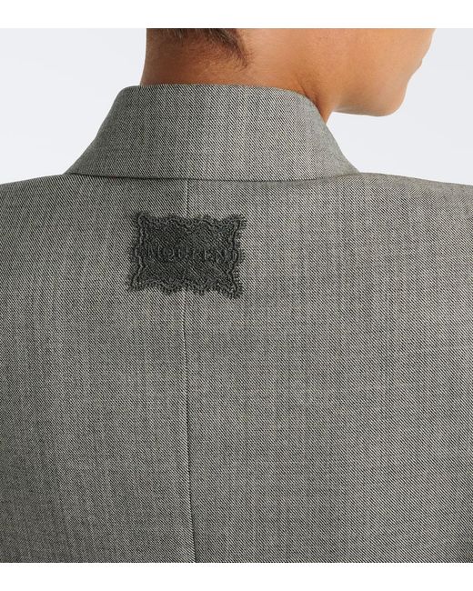 McQueen Gray Wool Blazer