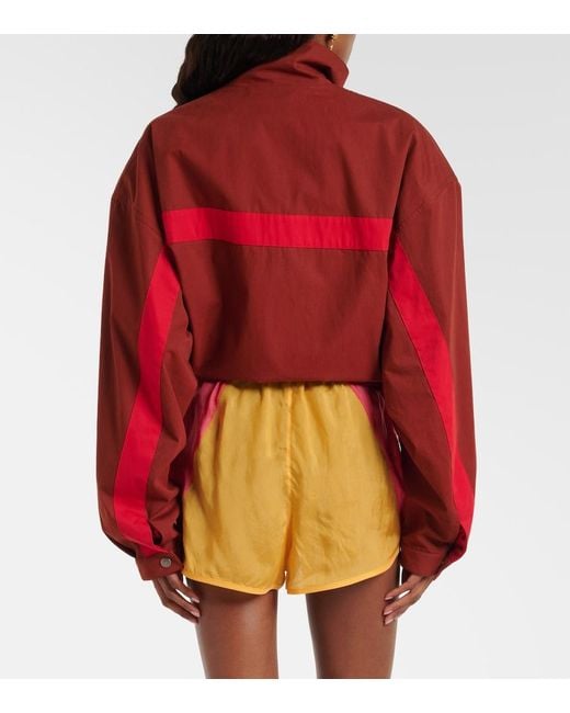Saint Laurent Yellow Colorblocked Shorts
