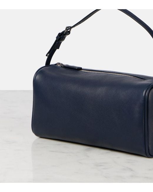 The Row Blue '90S Leather Shoulder Bag